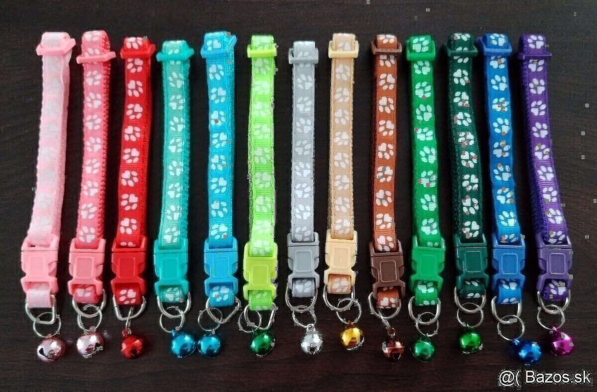 12ks rozlišovací obojok šteniatko mačiatko - 4