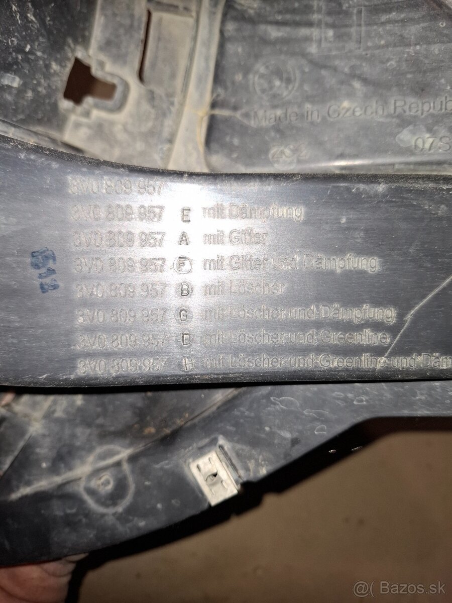 Podblatniky škoda superb 3 - 4