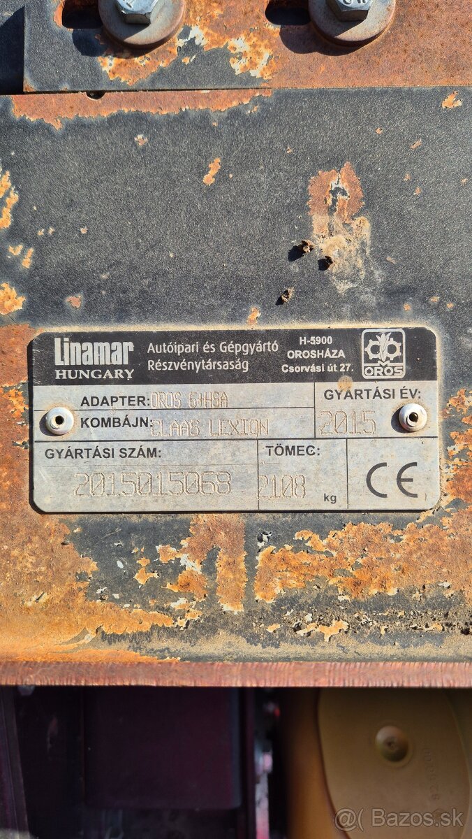 Kukuričný adaptér OROS HSA 6 - 4
