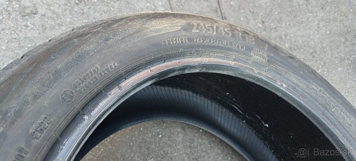 Letné Continental EcoContact 6 245/45/18 96W - 4