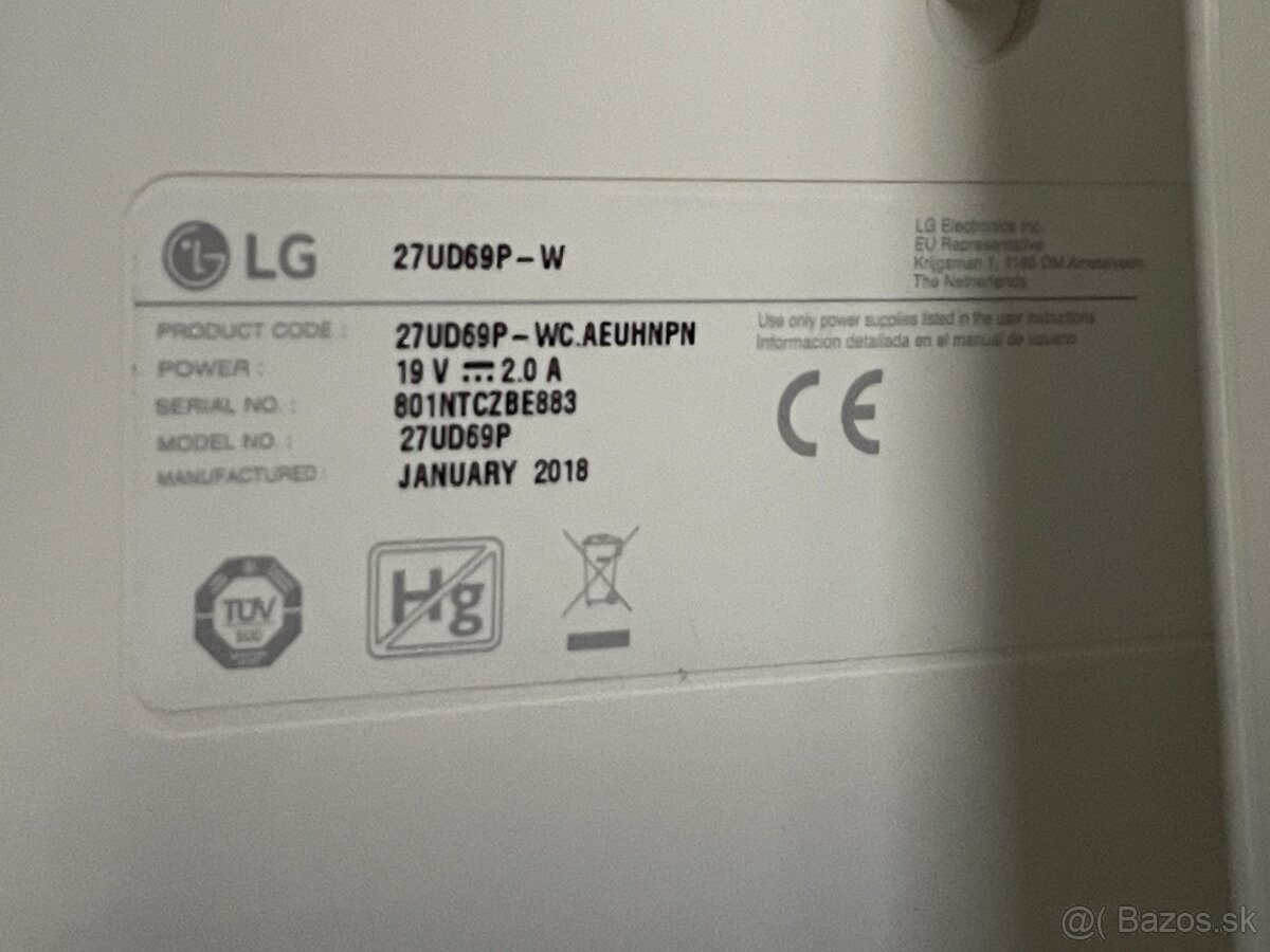 LG 4K 27" monitor - 4