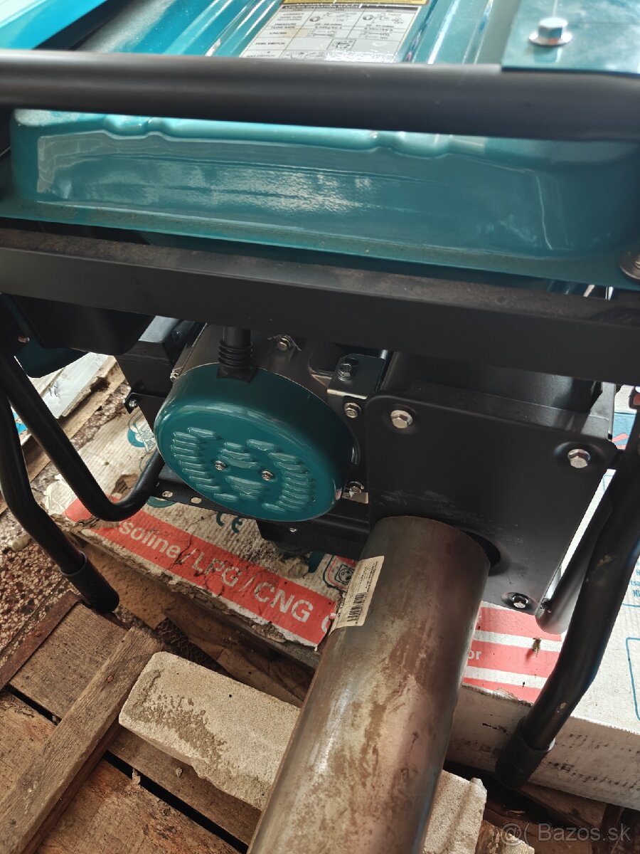 Generátor 5,5 kw. Benzín + plyn. - 4