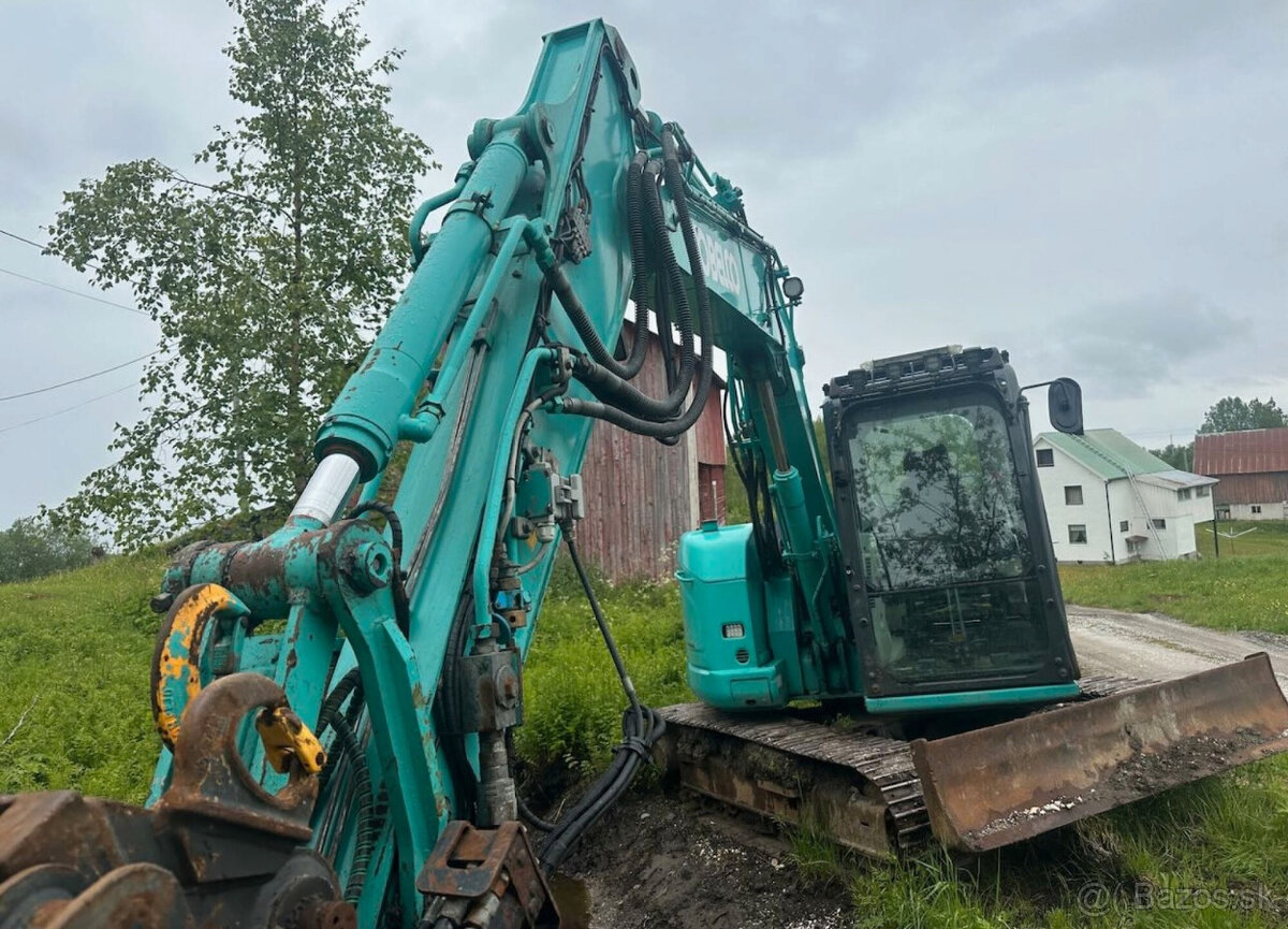 Pásový rypadlo Bagr Kobelco SK75SR-3E Minibagr - 4