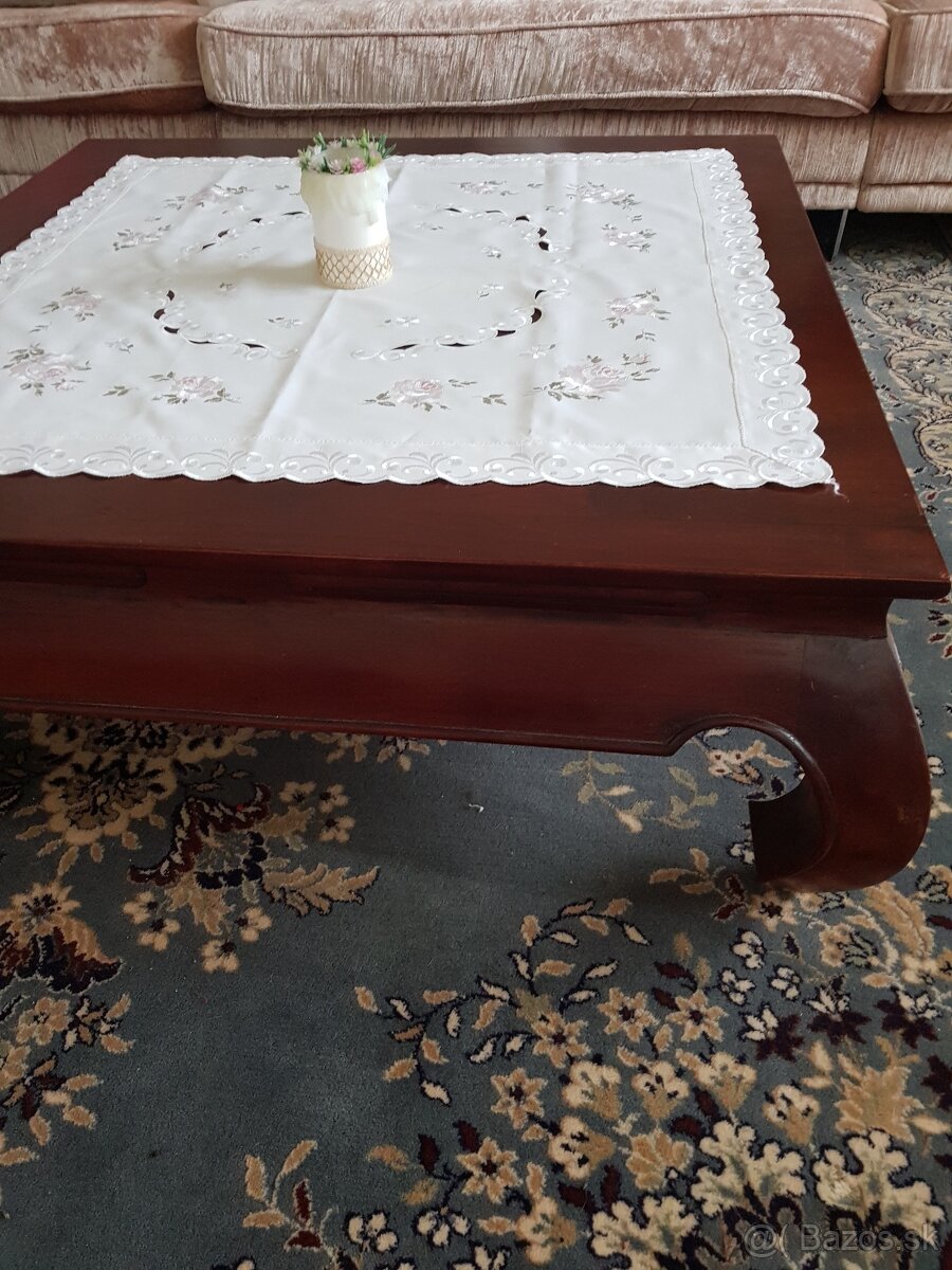 Rustikalny dreveny konferencny stolik - 4