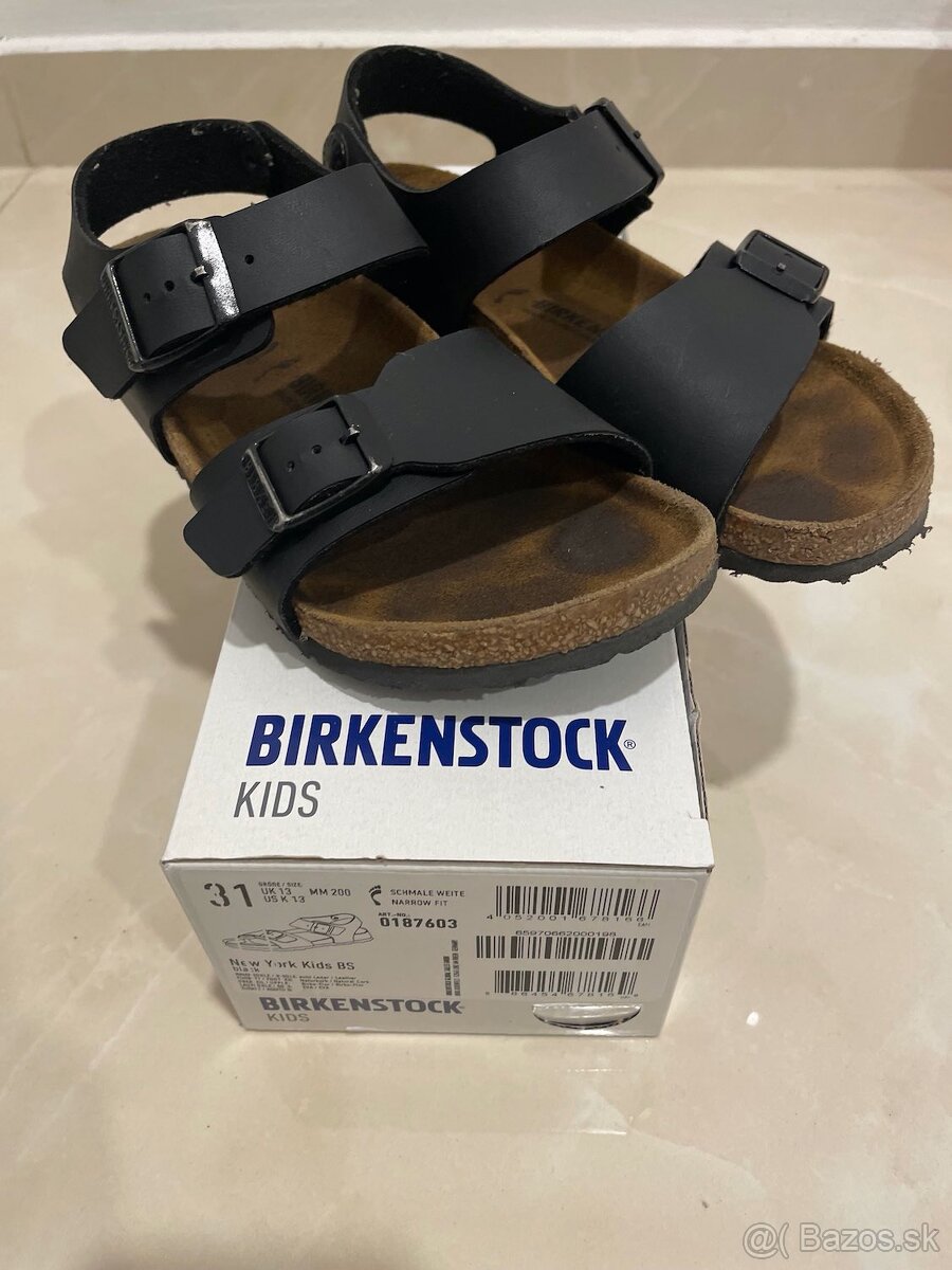 Detské čierne Regular sandále Birkenstock veľ. 31 - 4