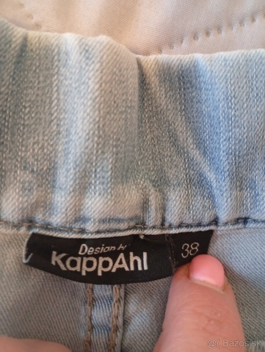 Dámske bledomodré a bledosivé rifle - 4