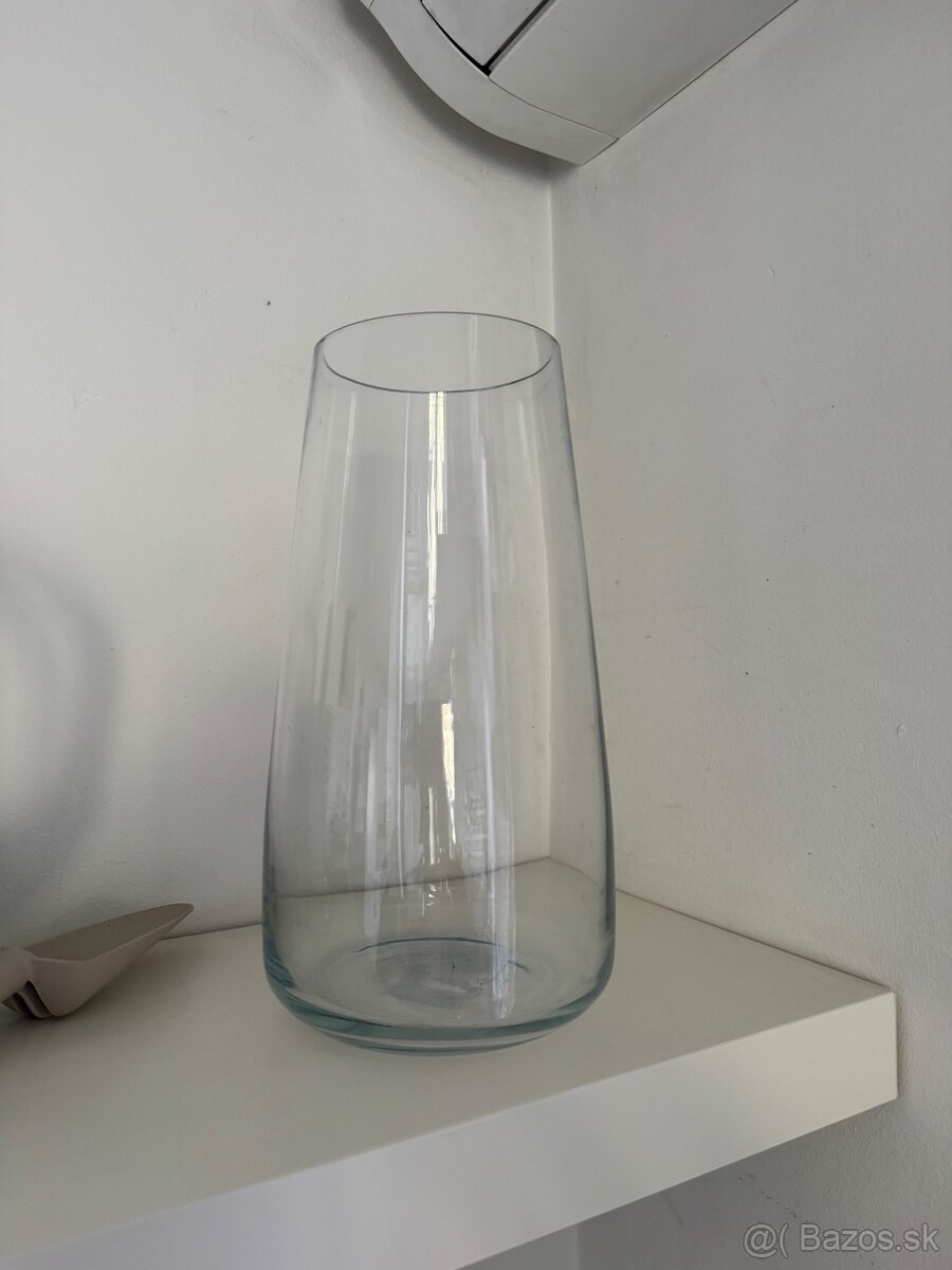 Ikea sklenená vaza Berakna 30cm - 4