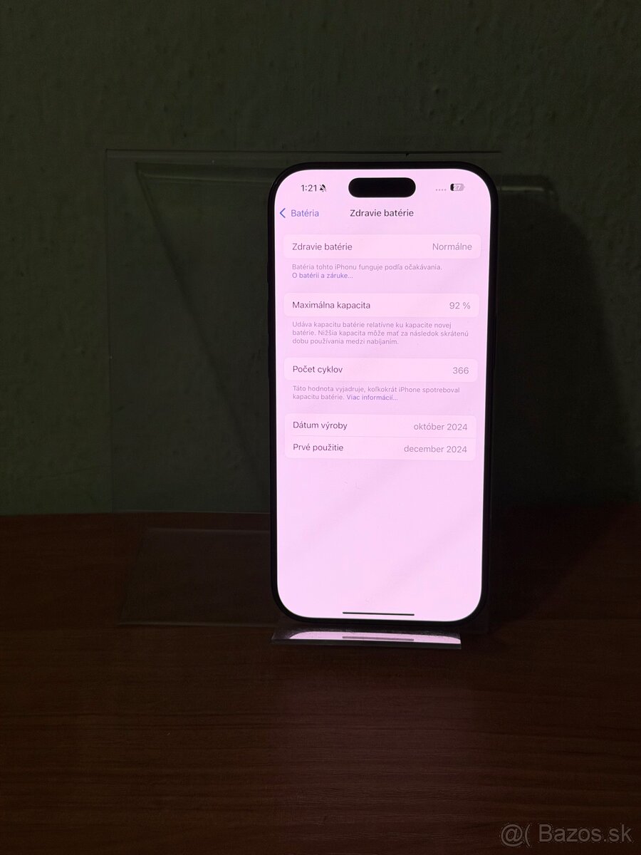 PREDANÉ Dobrý deň Ponúkam na predaj iPhone 16 Pro 128GB - 4