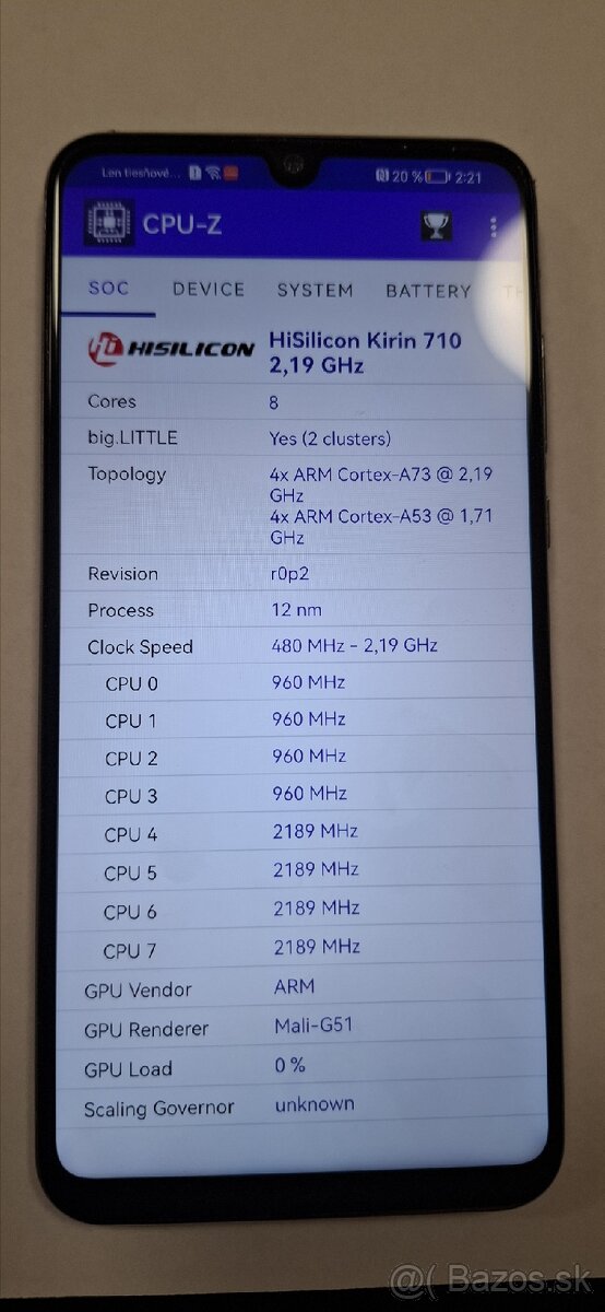 Predám mobilný telefón HUAWEI P30 Lite, 4Gb/128Gb - 4