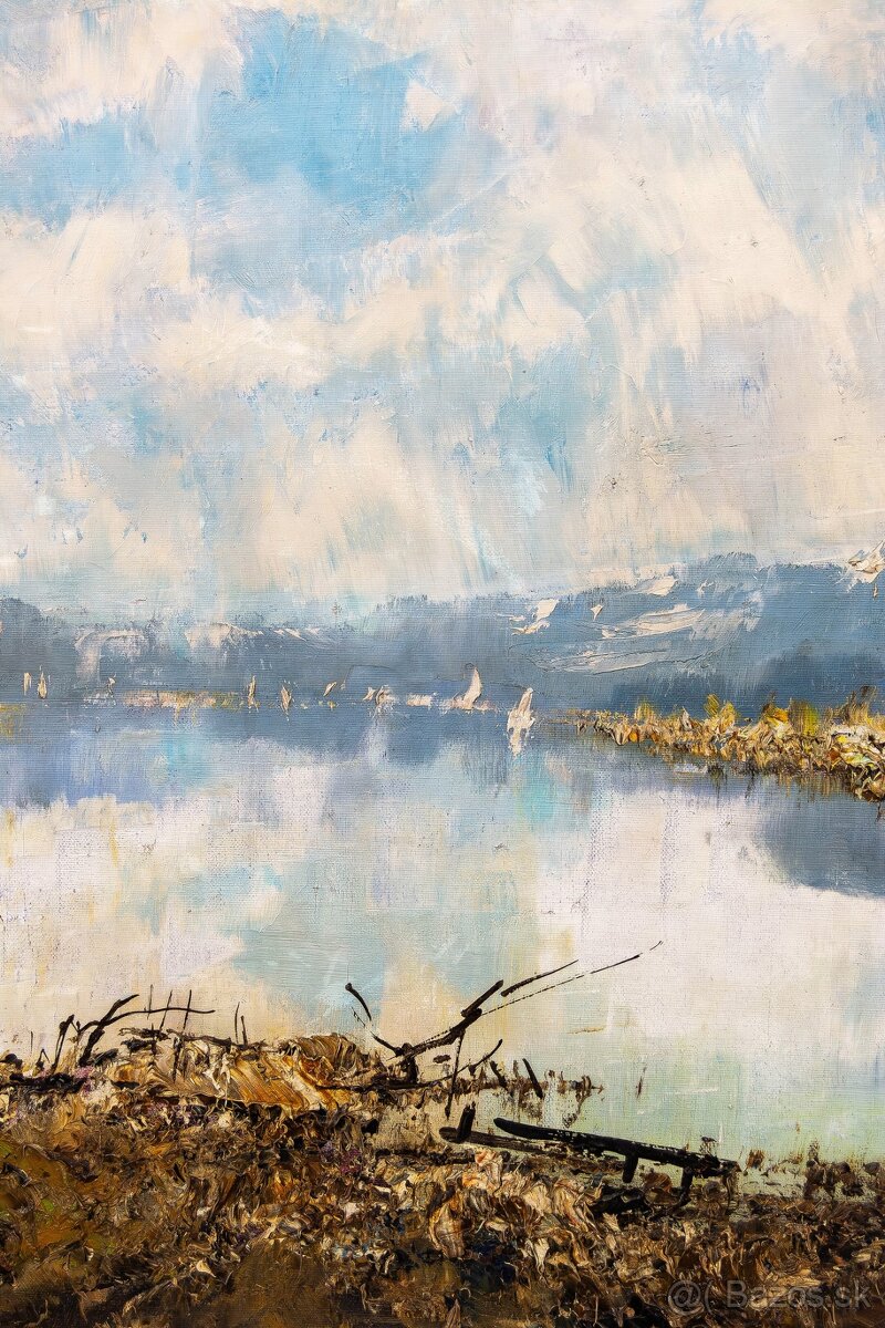 Veľké jazero, H.Fisher, 900 × 700 mm - 4
