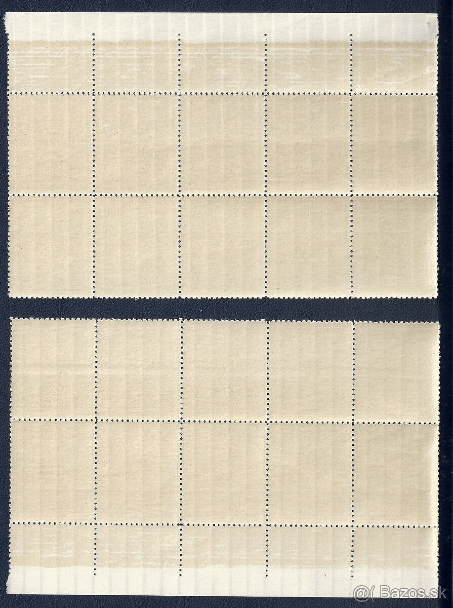 Známky, zbierka, bloky Zborov 1937, ČSR I - 4