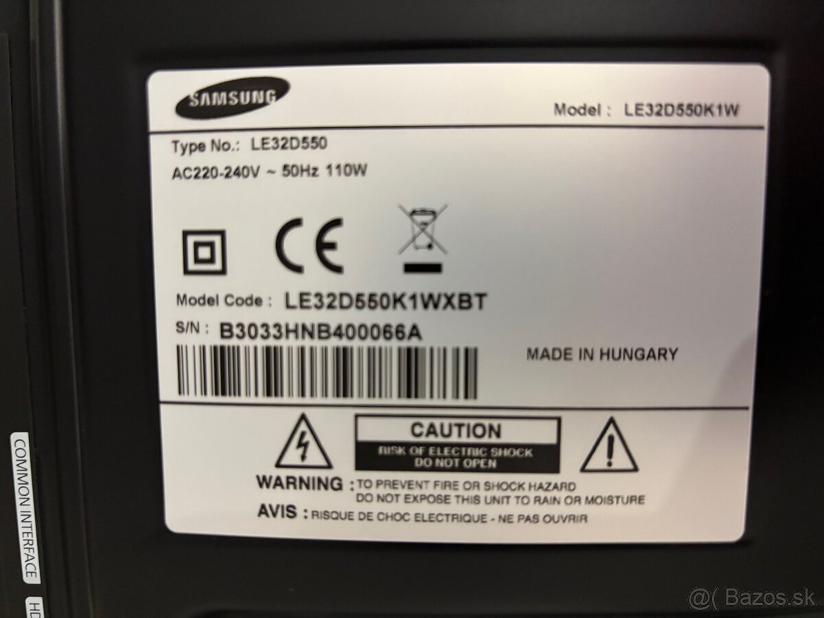Samsung LE32D550 - 4