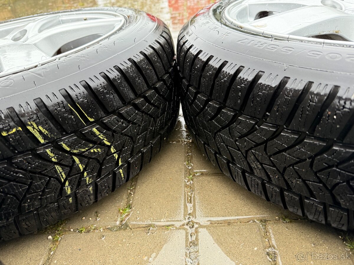 Alu zimná sada 5x112 r17 Dunlop 205/55 R17 95V - 4