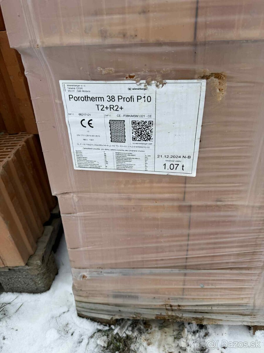 Porotherm 38 + 11,5 - 4