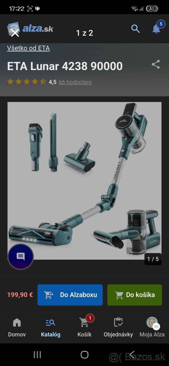 Tyčový vysávač ETA - 4