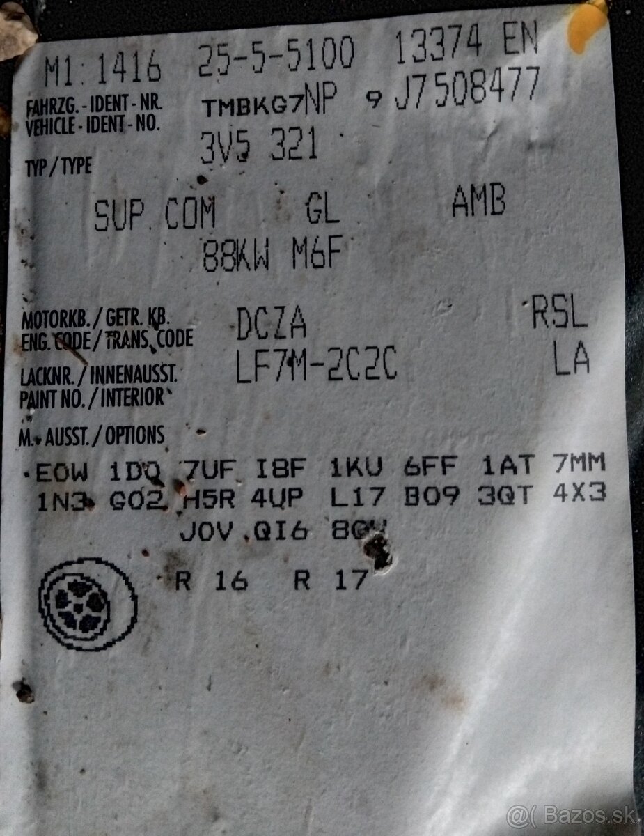 odskúšateľný motor 1.6TDI 88kW DCZ - 4