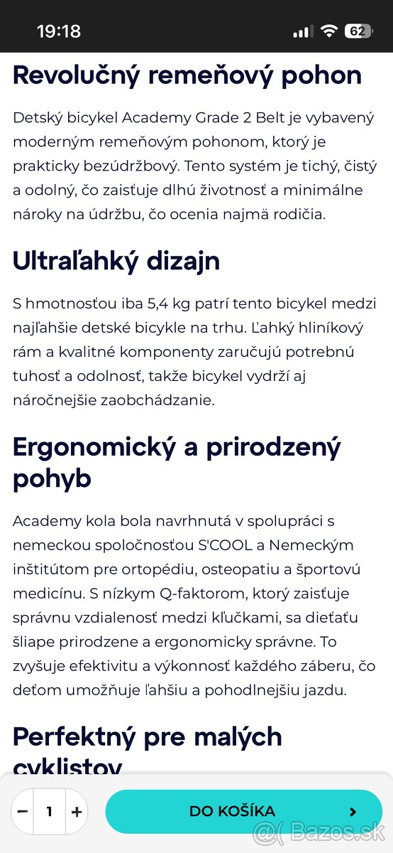 Detský bicykel Academy - 4