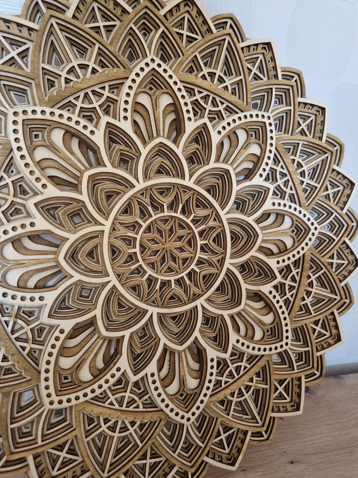 3d drevenna mandala - 4