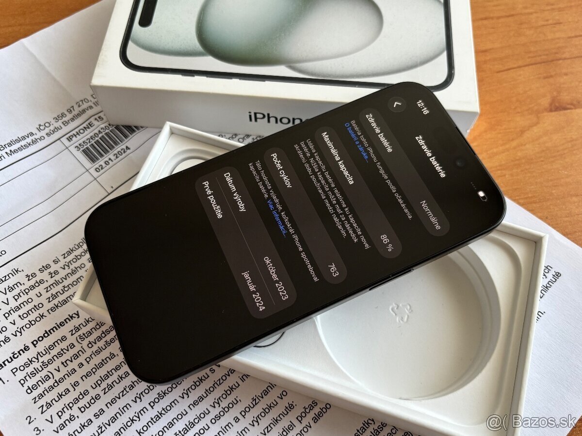 Apple iPhone 15 128GB Black - 4