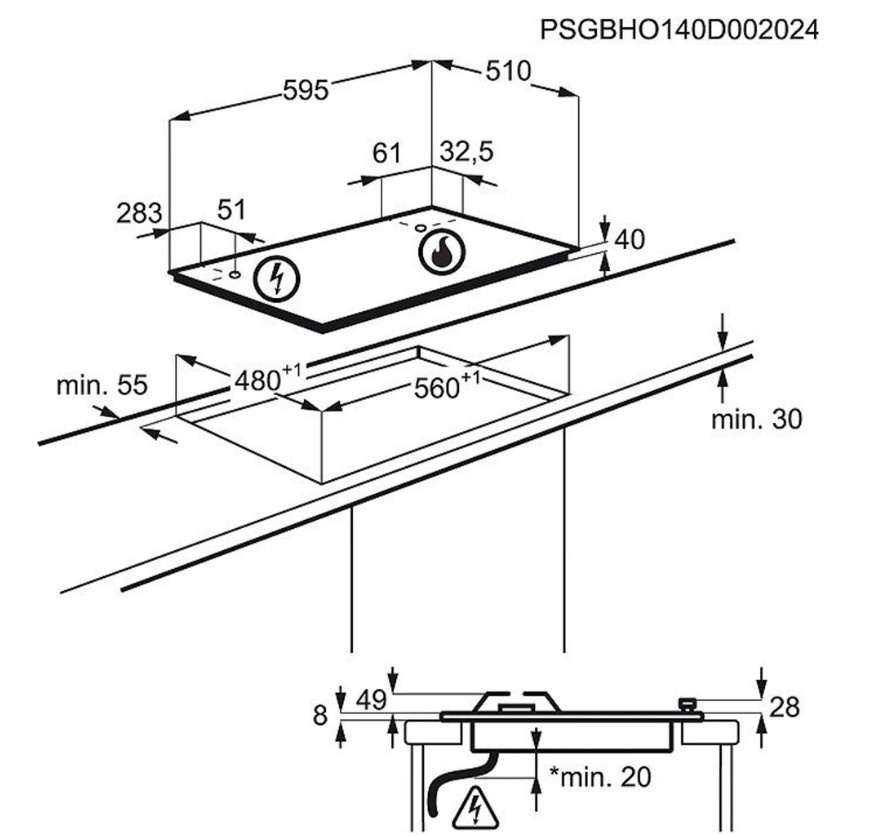 Rúra + plynová varná doska ELECTROLUX - 4