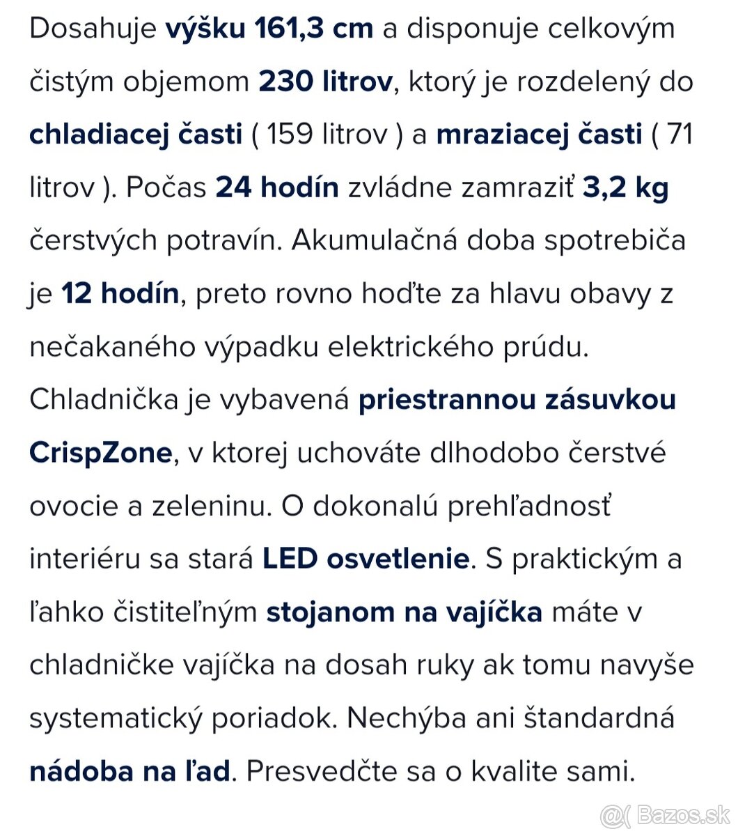 Chladnička s mrazničkou Gorenie biela - 4