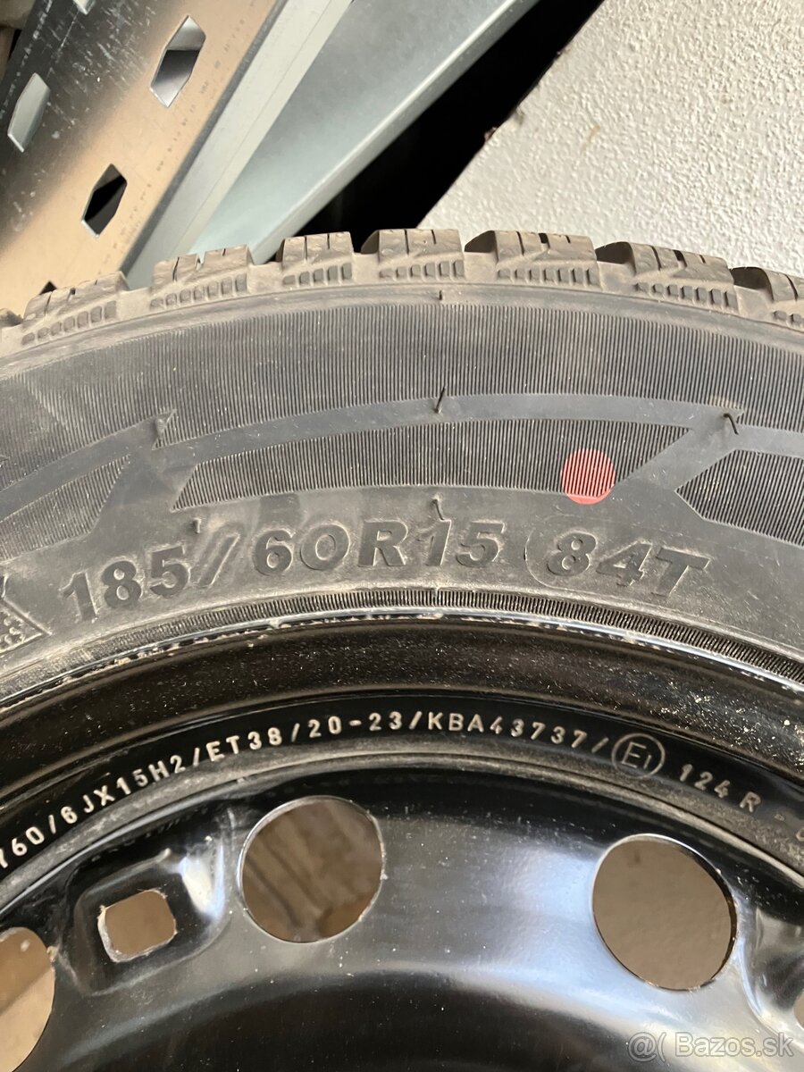Zimná sada 5x100 15” 185/60 R15 - 4