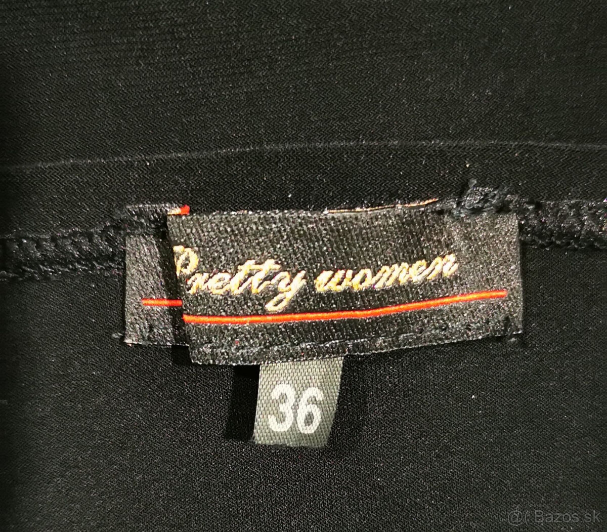 Predám dlhé čierne šaty - 4