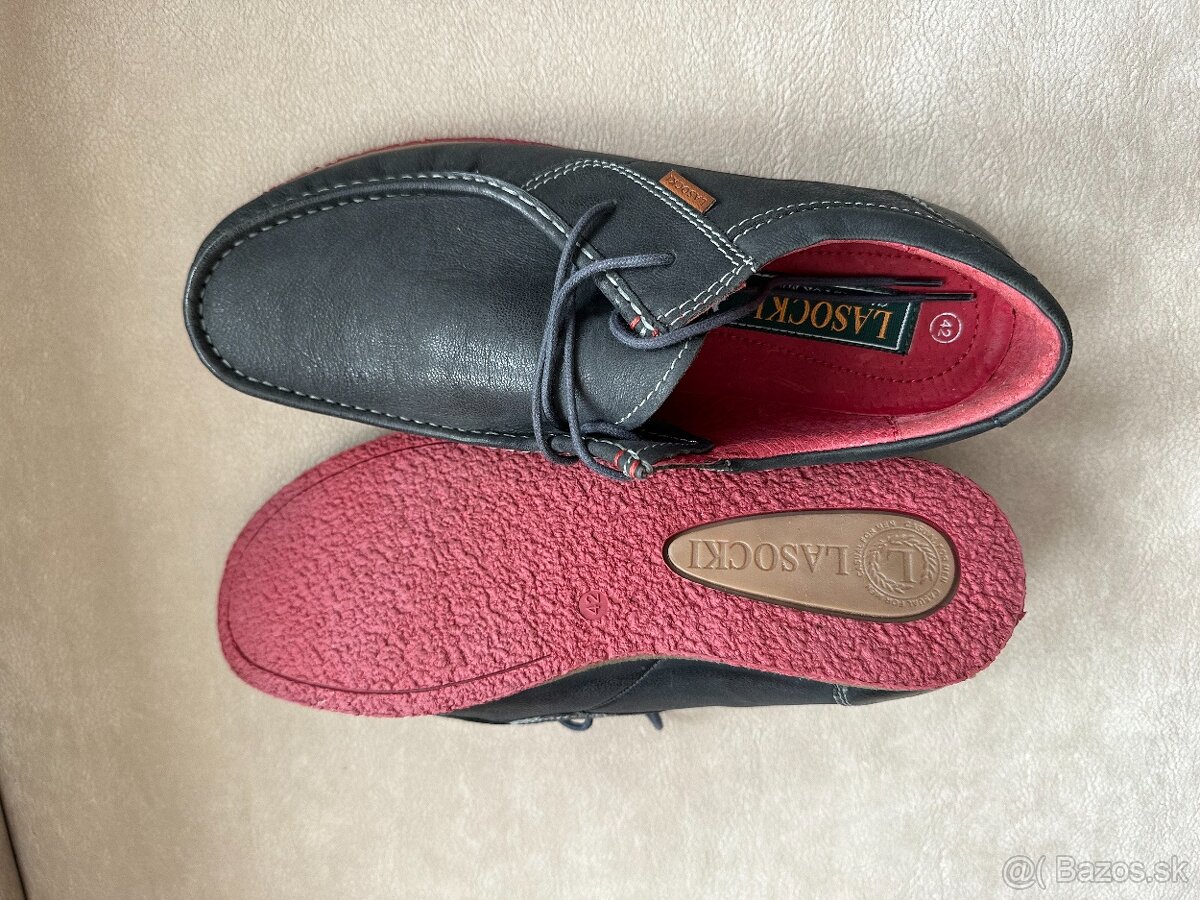 Kožené mokasíny pánske - 4