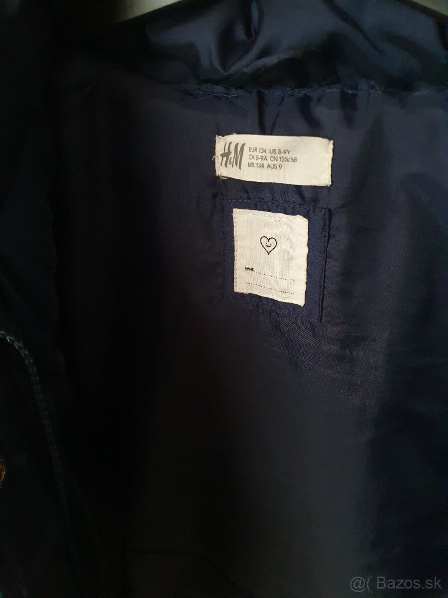 Zimná bunda veľkosť 8-9 rokov - 4