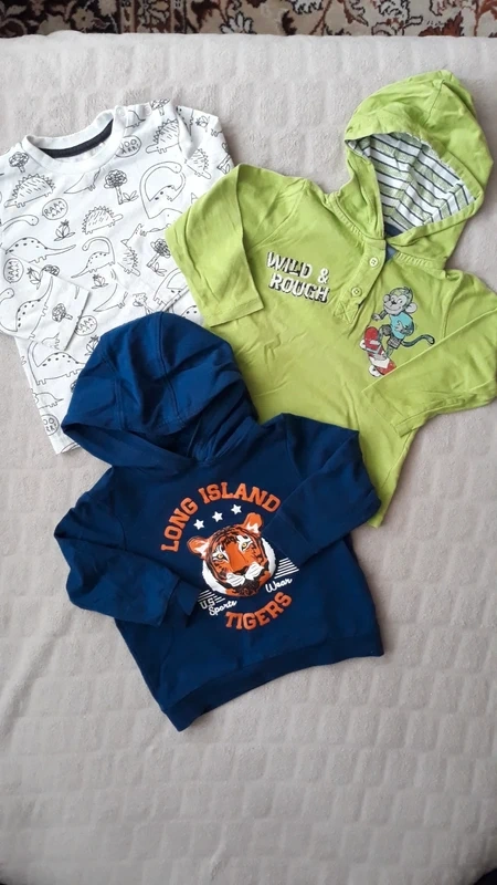 Tričká s dlhým rukávom v.86 - 9ks - 4