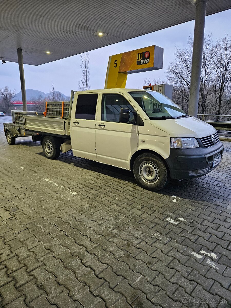 Volkswagen Transporter T5 valník 1,9 Tdi nová STK a EK - 4