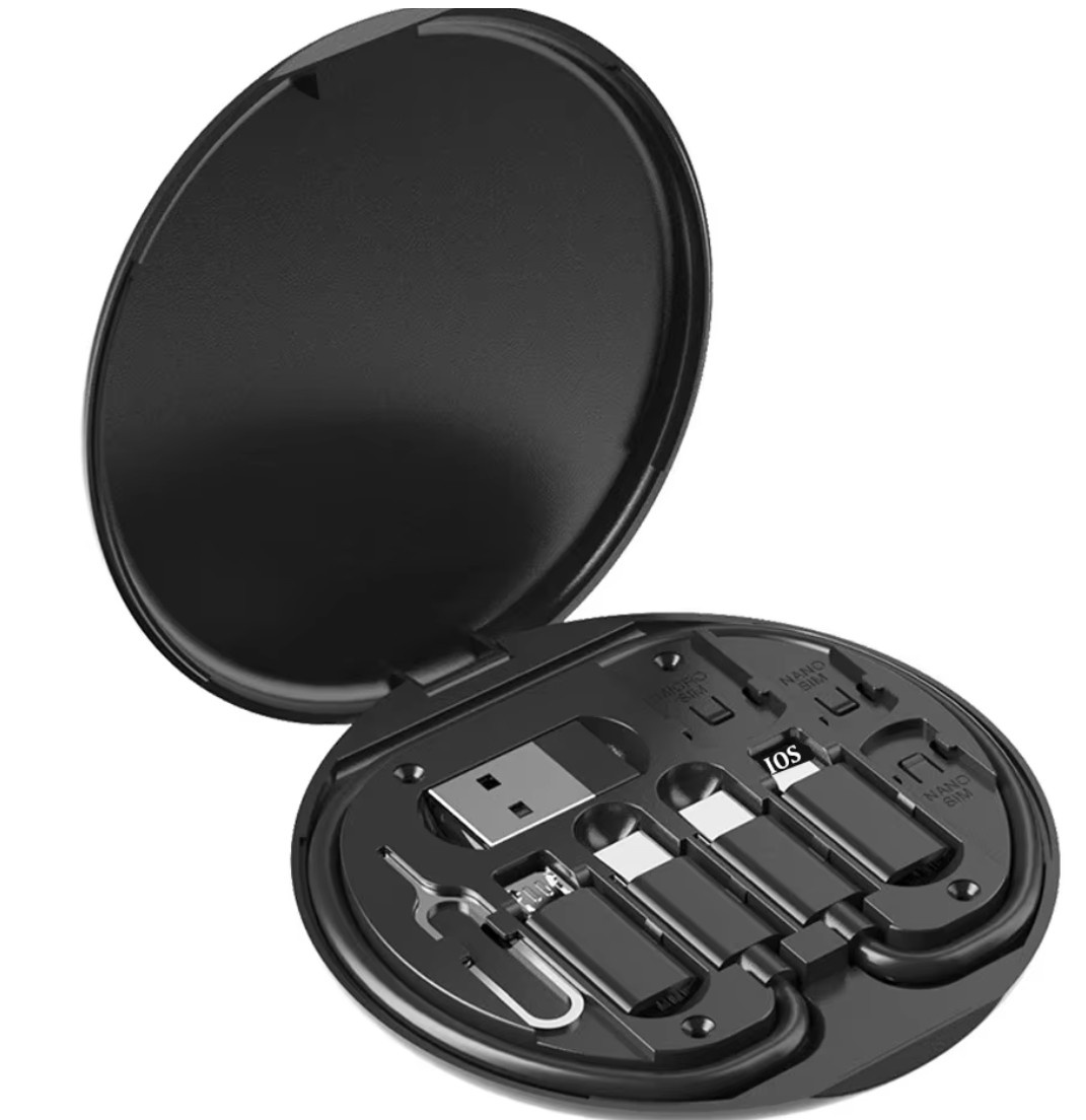 Multi 65W Adapter Kit USB-A USB-C Mikro USB SiM SD - 4