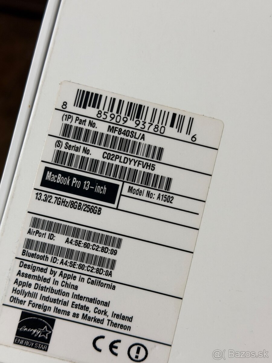 Predám Apple Macbook Pro 13” mid 2014 - 4
