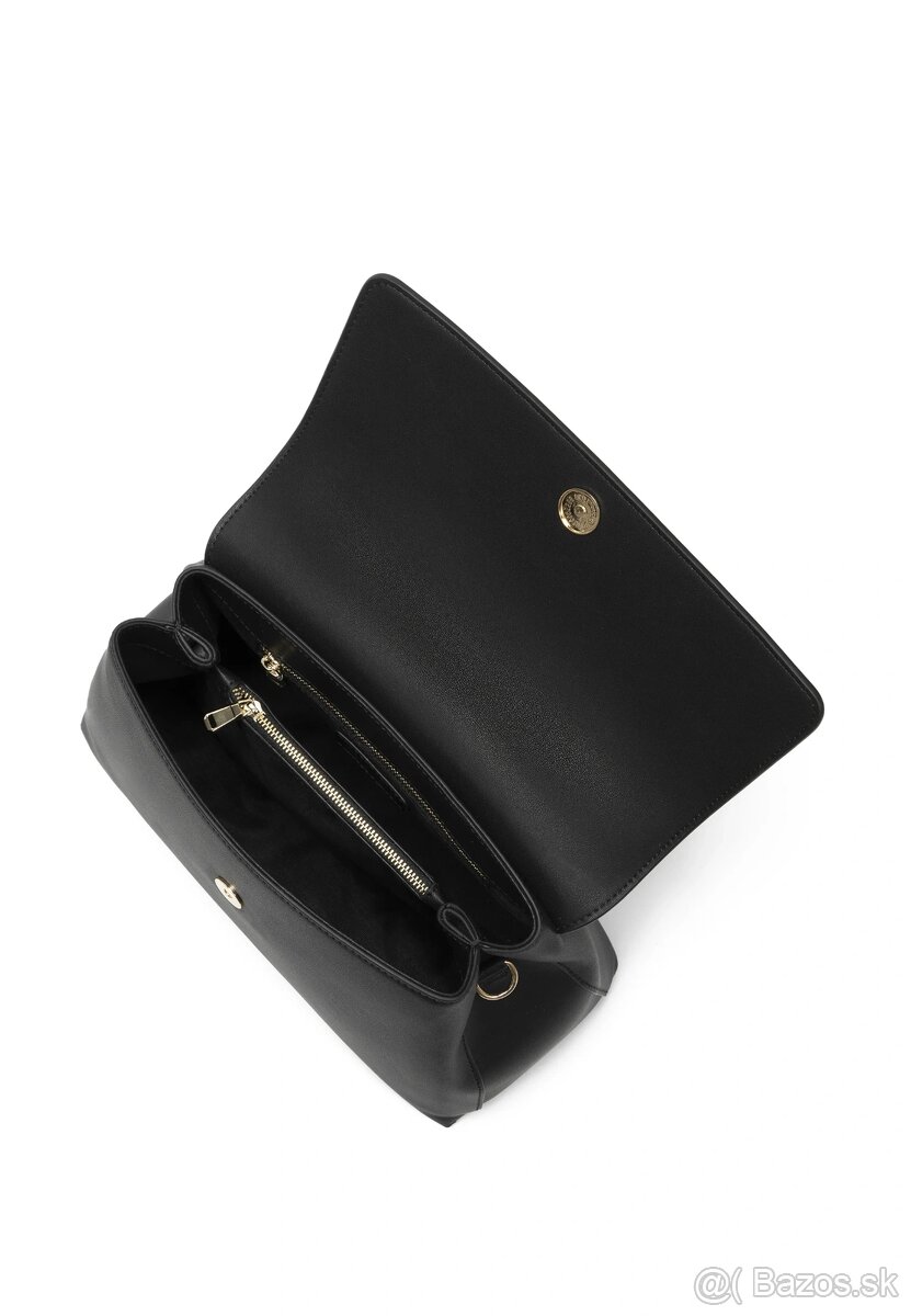 čierna kožená kabelka carlheim - nová - 4