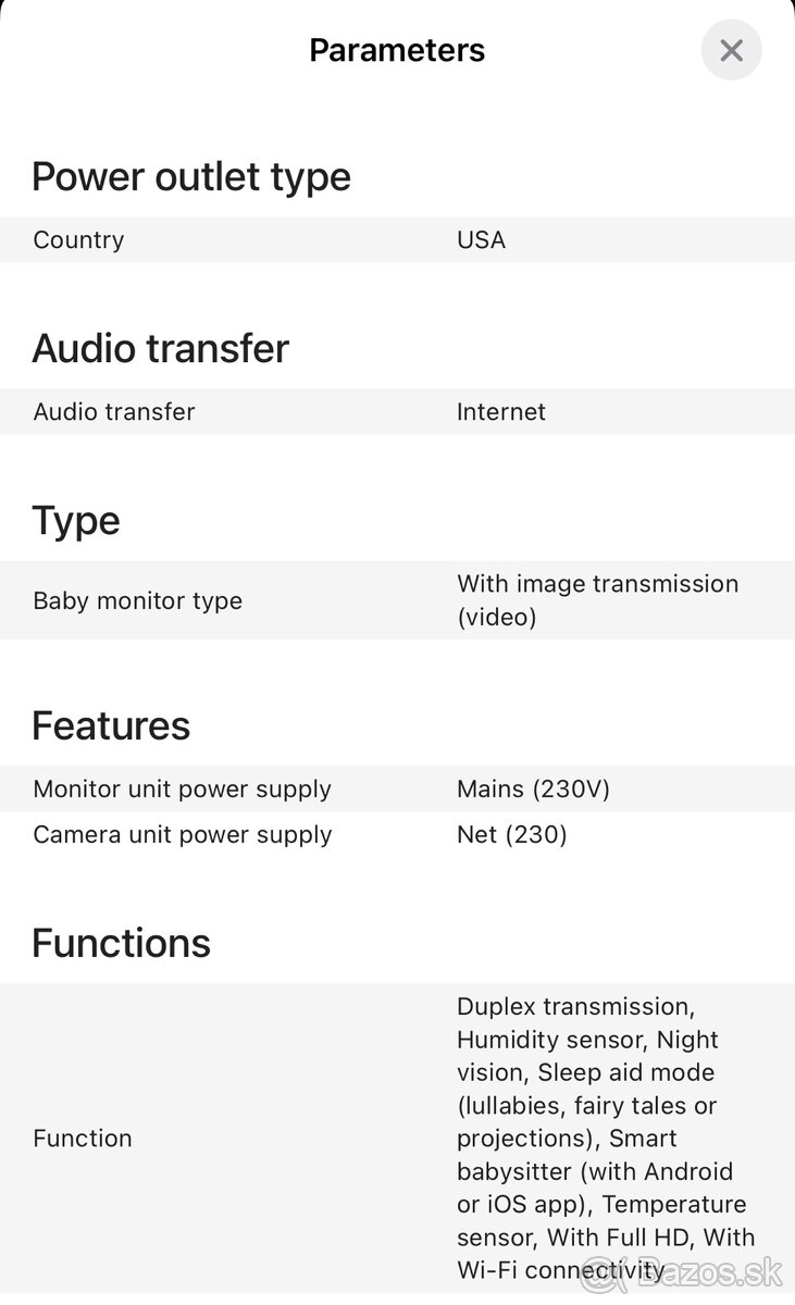 Tesla Smart Camera Baby B520 - 4