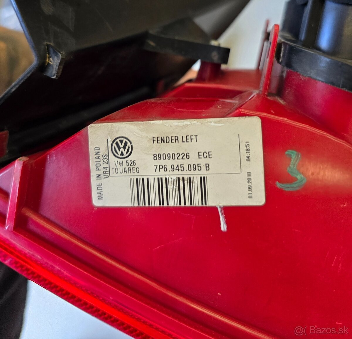 komplet zadné svetlá originál VW Touareg II 2010-2018 - 4