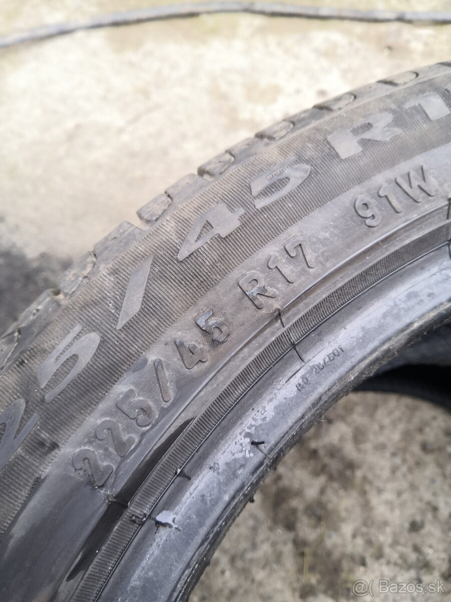 Predám letné pneumatiky 225/45 R17 - 4