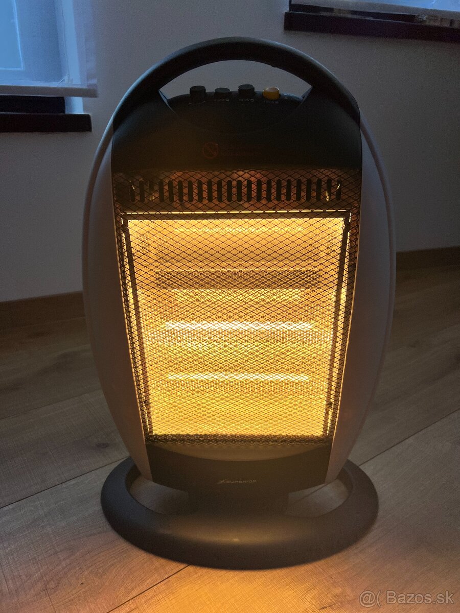 Halogénový ohrievač Superior 1200W – úsporný a rýchly - 4