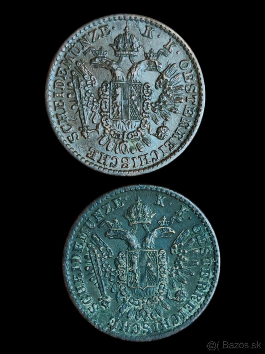 Mince Františkja Jozefa I. - striebro i meď - 4