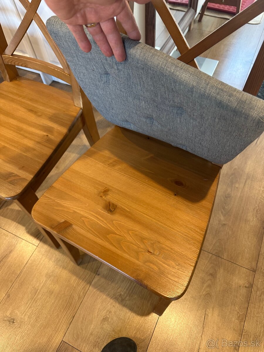 Jedálenské stoličky z massívu - 4