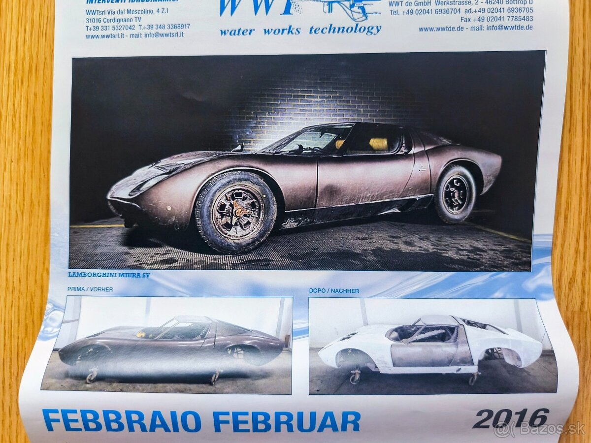 talianske nástenné kalendáre 2016 - 4