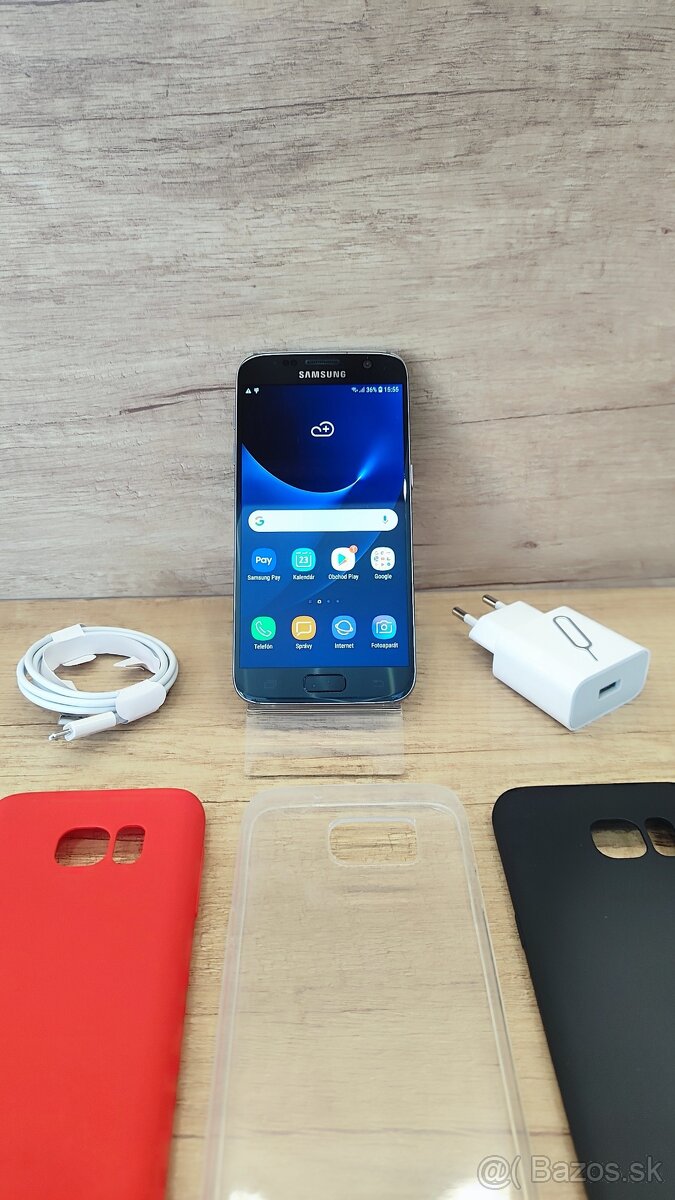 Samsung Galaxy S7 black - super stav - 4