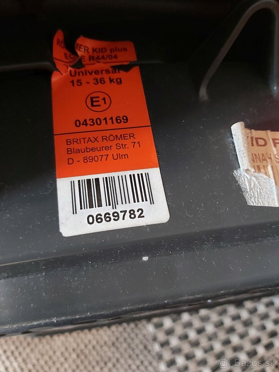 Autosedačka Britax Romer Kid Plus 15-36kg - 4