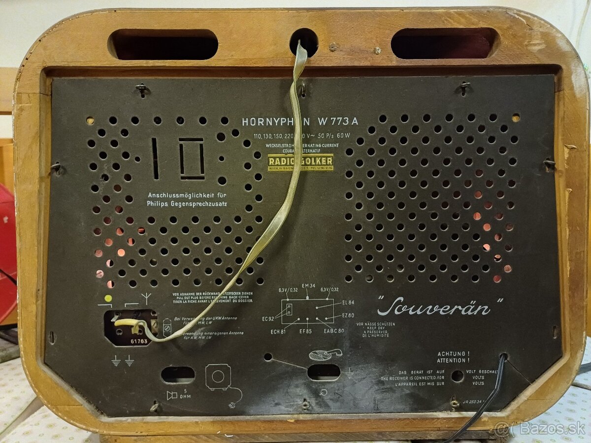 Staré rádio Hornyphon - 4