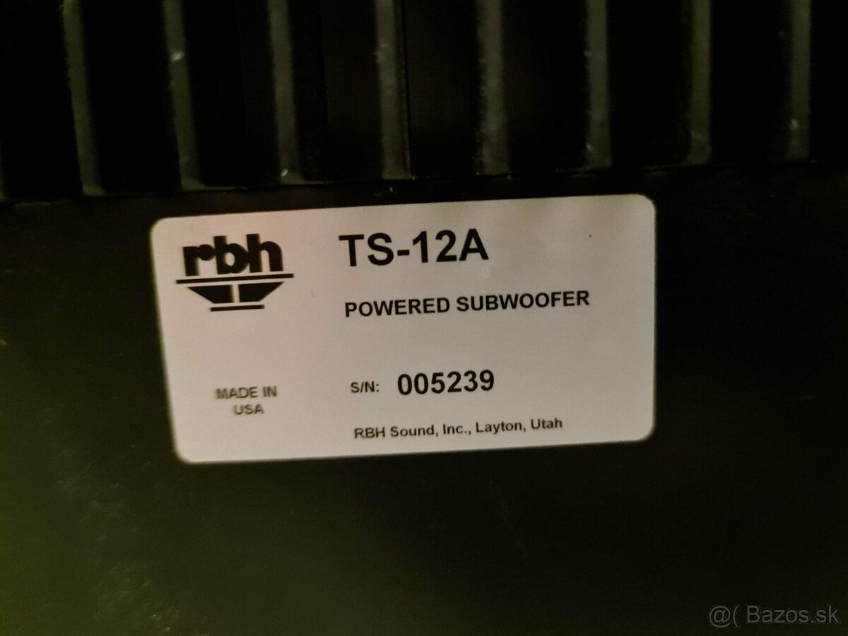 Subwofer RBH TS 12A 300 wat - 4