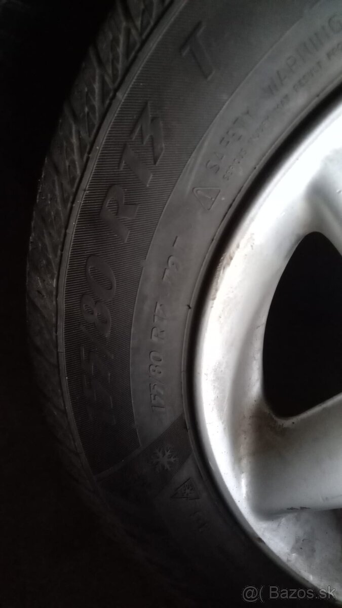 Hliníkové disky s gumami zimnými - 4
