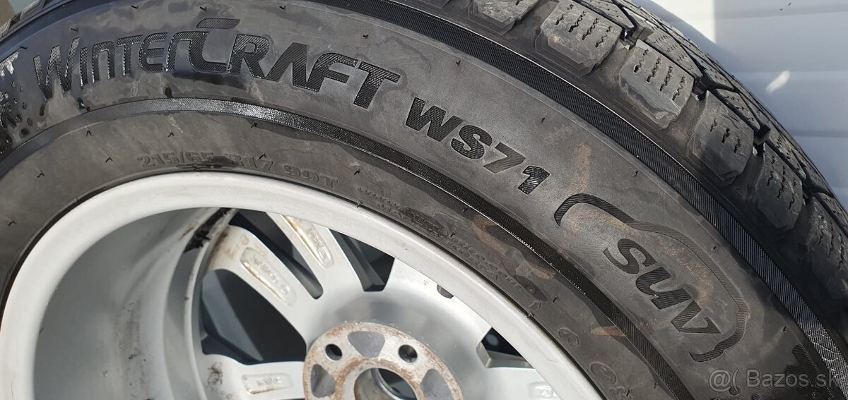 Dezent R17 disky + zimné pneumatiky - 4