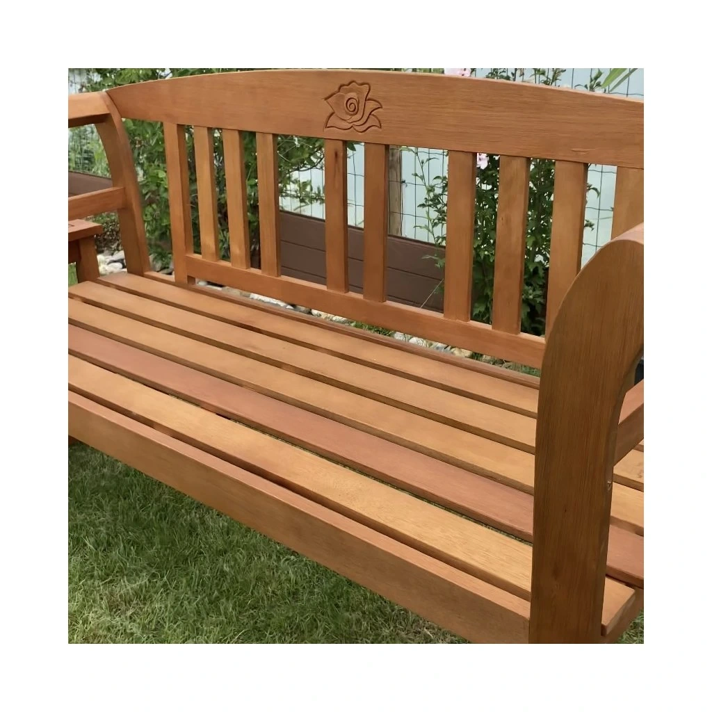 2-miestna lavica s ružou - 4