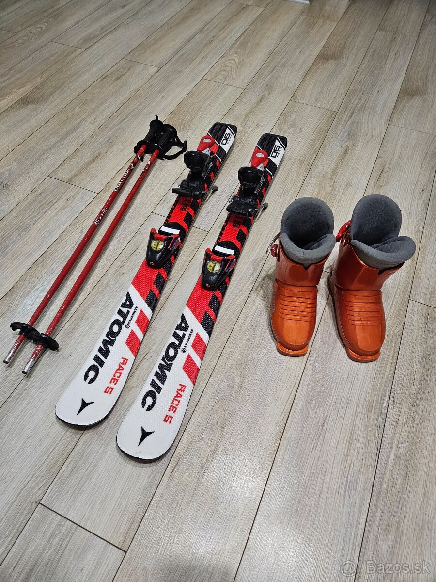 Predám detské lyže, lyžiarky a palice - 4