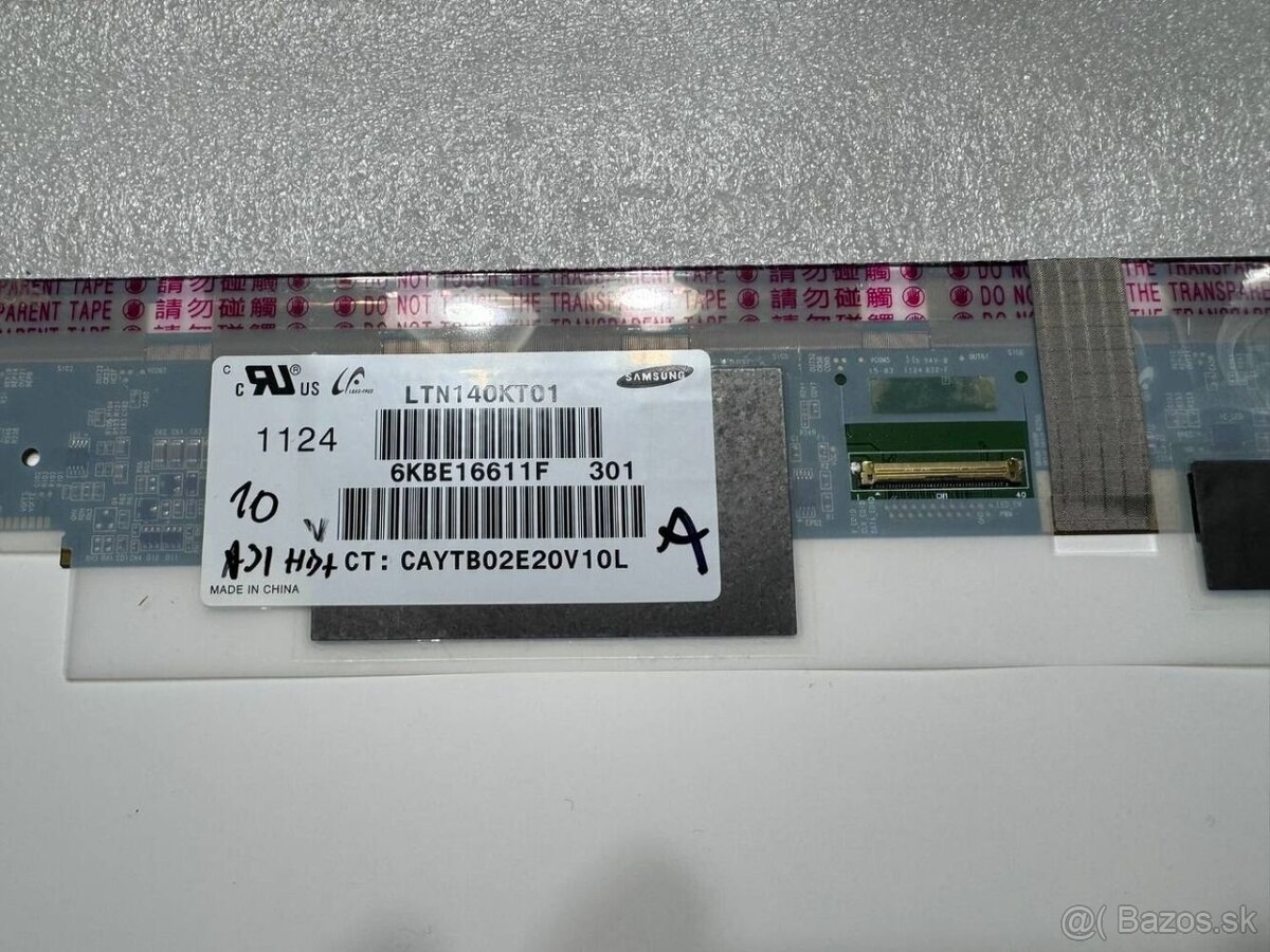 Predám obrazovku do notebooku 14,0" LED display 40pin A.. - 4